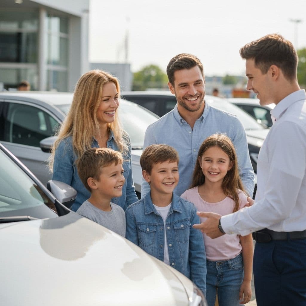 Customer at dealership